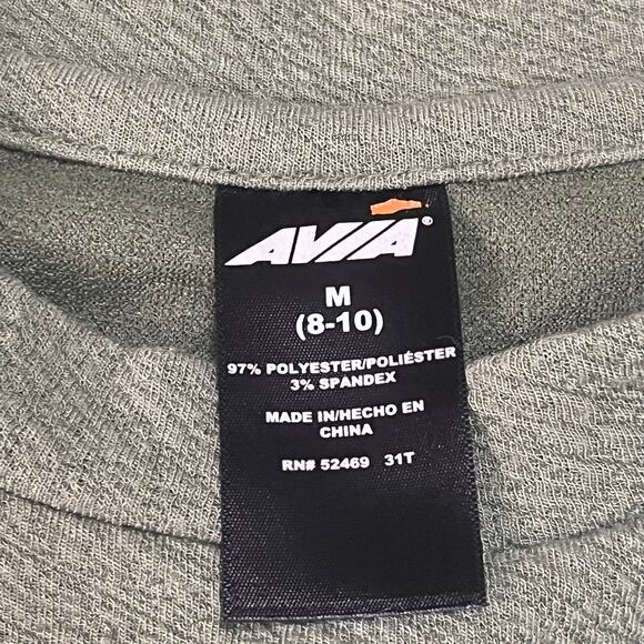 Avia Cropped Green Active Top - Picture 3 of 5